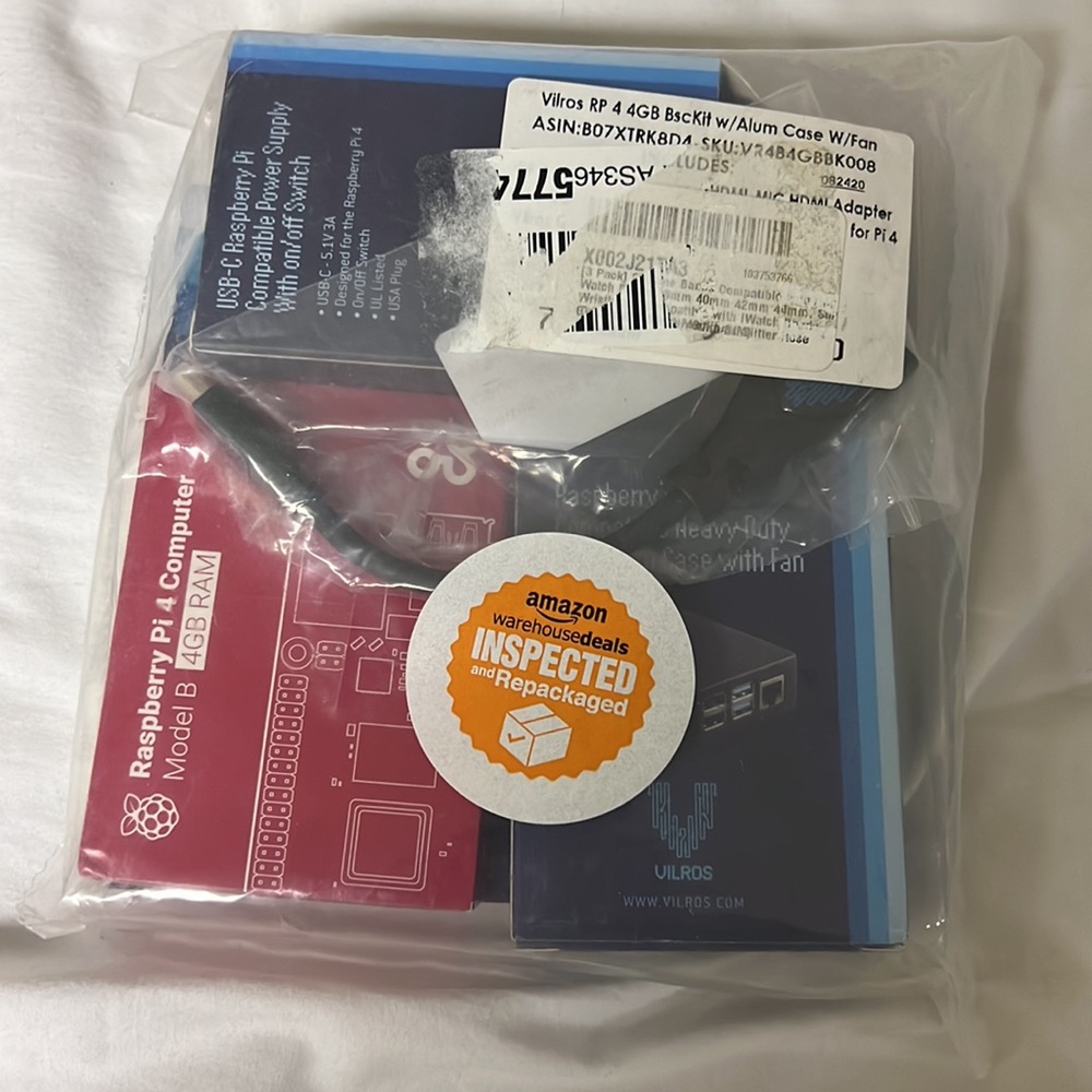 Vilros RP 4 4GB BSC KIT WITH ALUM CASE W FAN